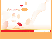 Tablet Screenshot of goldeneggtartbakery.com